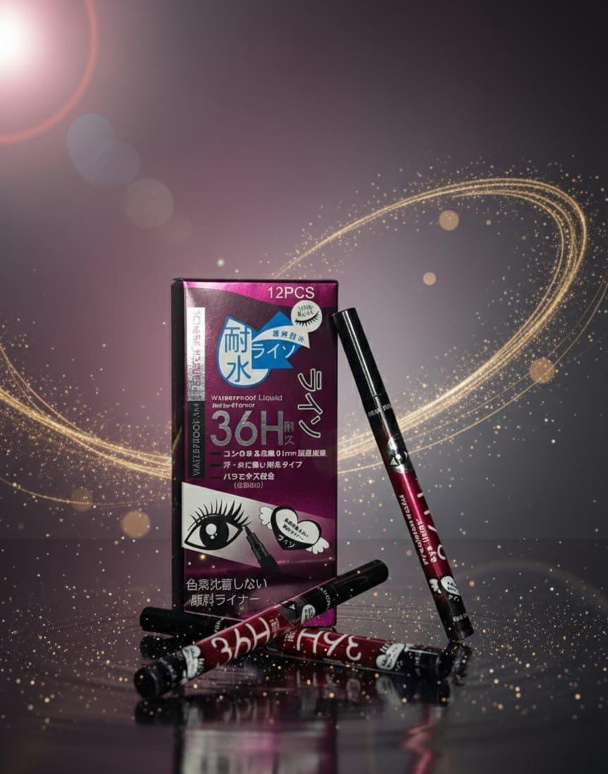 Waterproof Liquid Eyeliner Pen – 36H Long Lasting